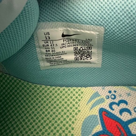 Nike Force Trout 9 Pro Baseball Cleats White Blue - Picture 11 of 11